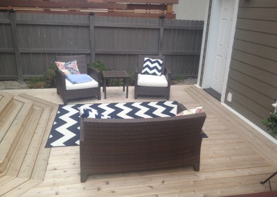 patio seating area